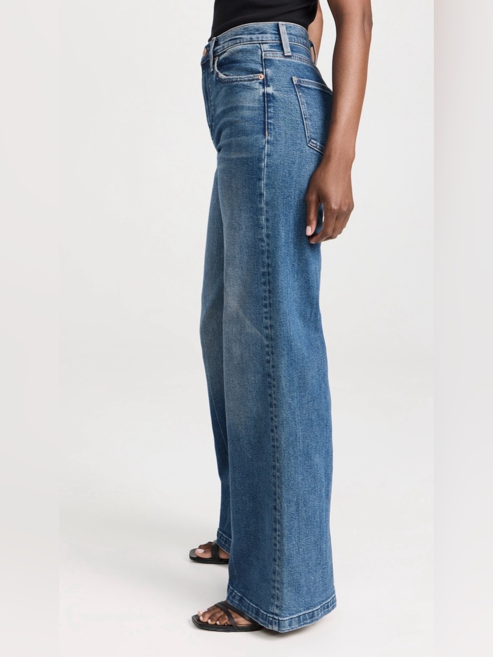 Pistola Lana High-Rise Wide Leg Jeans in Cider wash 30 - Picture 5 of 12